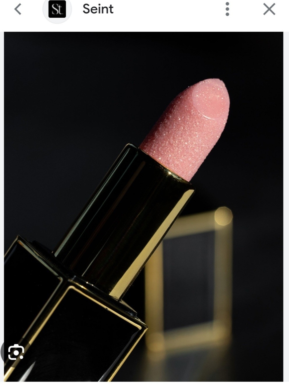 Seint Diamonds Are Forever, Pink Shimmer Lipstick, Creamy Sparkle, SEALED, NIB